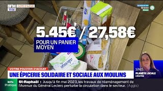 Nice une épicerie solidaire dans le quartier des Moulins [upl. by Oliric]