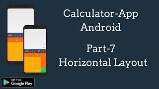 Part7 Horizontal Layout  Factorial amp Inverse function with PIampE in calculator in android studio [upl. by Harraf]