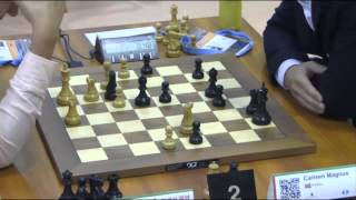 Karjakin vs Carlsen  2014 World Rapid Championship [upl. by Elockin855]