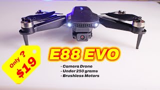 The 19 Camera Drone with Brushless Motors  YLRC E88 EVO Review [upl. by Tsepmet571]