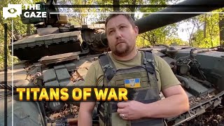 Frontline Heroes Stories from Ukraines Tankers in Donetsk  The Gaze [upl. by Gowrie]