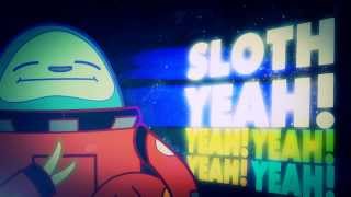 Sloths In Space  animated music video  MrWeebl [upl. by Torrin]