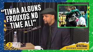 FELIPE MELO EXPLICA A TRETA CONTRA O PEÑAROL [upl. by Adihsaar]