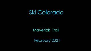 Skiing Colorado at Powderhorn Mountain Resort  Maverick Trail [upl. by Alian127]