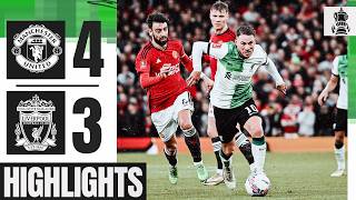 Reds exit to lastminute winner  Man Utd 43 Liverpool  Highlights [upl. by Geffner834]