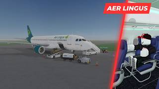 ROBLOX Airline Flight Review  Aer Lingus  A320  Economy Class [upl. by Chlori]