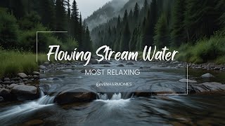 Water Sound For Relaxation  Flowing Stream Water  99 Relaxation [upl. by Anitsrik]