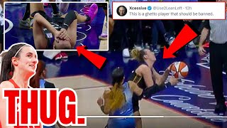 Chennedy Carter VICIOUSLY FOULS Marina Mabrey WNBA Fans DEMAND THUG get BANNED from League [upl. by Chandra]