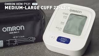 OMRON HEM7120 and HEM 7121 BASIC BLOOD PRESSURE MONITOR  Smart Wellness [upl. by Kumagai549]