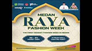 MEDAN RAYA FASHION WEEK Day 4 sesi 2 Modest Fashion Show 1 [upl. by Karame562]