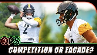 Will The Steelers Really Have A QB Competition [upl. by Eul]