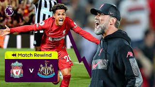 98THMINUTE WINNER  Liverpool vs Newcastle  Premier League Highlights [upl. by Naelopan]