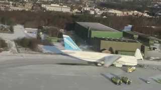 Antonov AN124 From Above Trondheim Airport TRD [upl. by Hollerman]