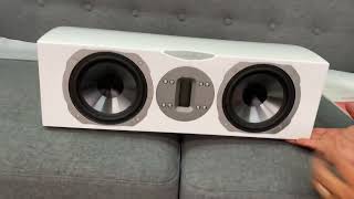 Unboxing Quadral Chromium Style 1 Base Centre Speaker [upl. by Ahsiad477]