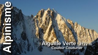 Aiguille Verte couloir Couturier [upl. by Ker]