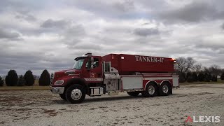 ORANGE COUNTY EMERGENCY SERVICES DISTRICT 4  ALEXIS 3000 GALLON TANKER 2566 ORANGE COUNTY TEXAS [upl. by Lejeune]