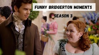 Colin amp Penelope Funny Moments Bridgerton Season 3 [upl. by Assiluj468]