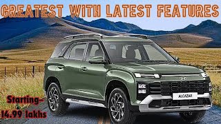 New 2024 Hyundai Alcazar Walkaround  New Hyundai Alcazar  XUV700 Safari Competition [upl. by Milson]