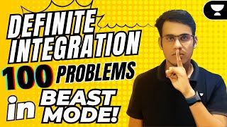 100 Problems of Definite Integration in Beast Mode  Josh Series for JEE Main 2024  Prashant Jain [upl. by Artenal]