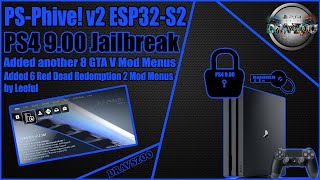 PSPhive v2 ESP32S2 by leeful for PS4 FW 900  Auto Load PS4 Jailbreak [upl. by Dicky]