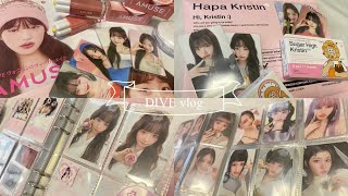 【DIVE vlog】Hapa Kristin amp AMUSE購入品🐰💗  かわいい収納方法💕全員コンプWONYOUNG ＆REI photo card collection🎀pink cute [upl. by Haonam]