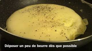 Omelette mousseuse au maroilles [upl. by Damha]