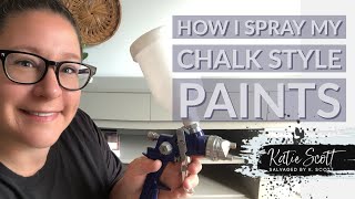 How to paint furniture with a spray gun [upl. by Sussman]