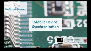 Mobile Device Synchronization  CompTIA A 220802 35 [upl. by Soalokin947]