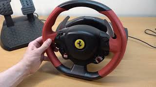 Thrustmaster 458 Spider Ferrari BUDGET Racing Wheel Review 😎 [upl. by Karame]