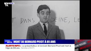 Présentateur de lémission Apostrophes Bernard Pivot est mort à lâge de 89 ans [upl. by Niatsirhc]