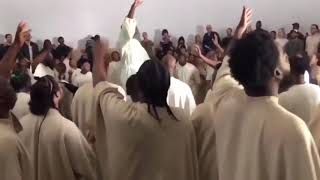 Kanye West Sunday Service with Sia We Lift Our Voices To God190519 [upl. by Haggerty]