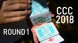 CardistryCon Championship 2018  Round 1 Salvador González [upl. by Shaum40]