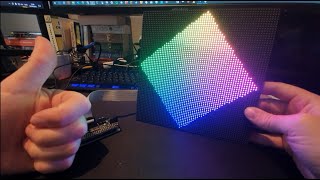 How to Adafruit RGB Bonnet and P3 led 64x64 Matrix [upl. by Waneta]