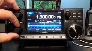 Icom ICR8600 Dial A B amp C What do they do [upl. by Song937]