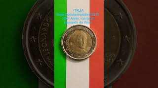 Scienziato e inventore del Rinascimento Uomo di talento e di grande ingegnocollection euro coin [upl. by Teufert]