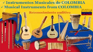 🌎 Instrumentos Musicales de COLOMBIA Instruments Musical from COLOMBIA [upl. by Atteynad]