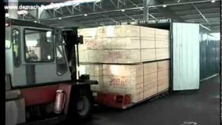 DeMACH Fast Container Loading and Unloading System in operation [upl. by Rosalee323]