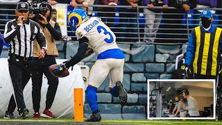 Rams WR Odell Beckham Jrs GameWinning Touchdown vs Ravens  Radio Call Of The Game [upl. by Anaerdna]