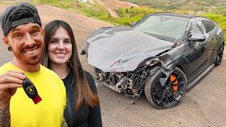 I REBUILT A WRECKED LAMBORGHINI URUS THEN GAVE IT TO MY GIRLFRIEND [upl. by Isahella]