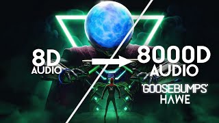 HVME  GOOSEBUMPS 8000D AUDIO  NOT 8D16D  Use Headphones 🎧 [upl. by Yenruoc]