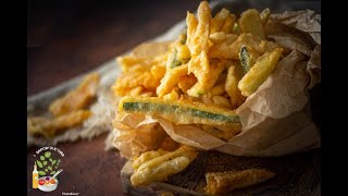 Come fare la pastella per fritti asciutti e croccanti [upl. by Ocihc803]