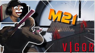 Vigor The M21 EASY amp FAST Sniper Kills TRY THIS In Encounters Vigor Lone Wolf Gameplay [upl. by Rodama542]