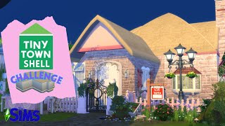 Tiny Town Shell Challenge Speedbuild Part 7 Pink Cottage [upl. by Ariem]