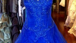 Royal Blue Wedding Dress [upl. by Lillie]