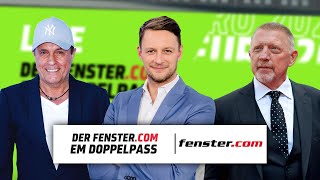 Sendung verpasst Der FENSTERCOM EM Doppelpass vom 16 Juni mit Boris Becker [upl. by Ayhay]