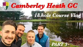 Camberley Heath Golf Club vlog part 5 [upl. by Nyvek]