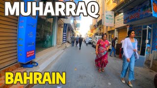 FIRST IMPRESSION IN MUHARRAQ BAHRAIN WALK TOUR 4K [upl. by Bollen]