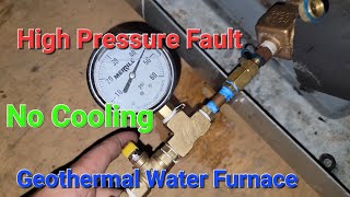 Geothermal Water Furnace High Pressure Fault No Cooling geothermal hvac [upl. by Anaehs]