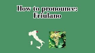 How to Pronounce Friulano [upl. by Dirgni157]