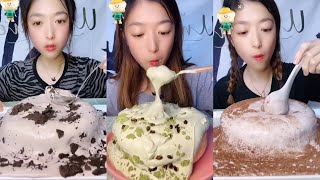 Creamy Lava Cake Dessert ASMR  葵花甜點  콰이 디저트 [upl. by Amin]